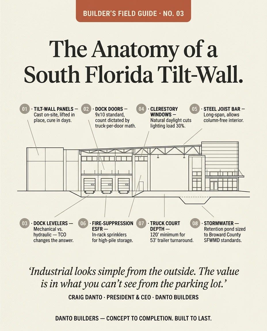 Field Guide No. 03 — anatomy of a tilt-wall building elevation diagram